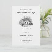 Housewarming Party  Chic Style Home Kaart (Staand voorkant)
