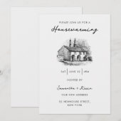 Housewarming Party  Chic Style Home Kaart (Voorkant / Achterkant)