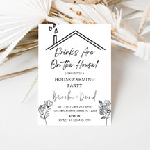 Housewarming Party Drinken zijn op het huis