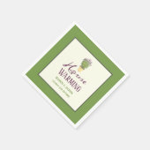 Housewarming Party | Elegant Chic French Lavender Servet (Hoek)