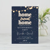 Housewarming Party Home Sweet Home Kaart (Staand voorkant)