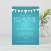 Housewarming Party hoort bij Turquoise Kaart (Staand voorkant)