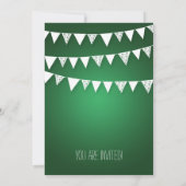 Housewarming Party hoort groen Kaart (Achterkant)