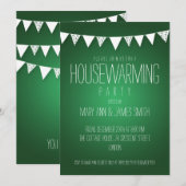 Housewarming Party hoort groen Kaart (Voorkant / Achterkant)