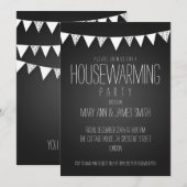 Housewarming Party hoort het zwart bundelen Kaart (Voorkant / Achterkant)