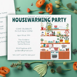 Housewarming Party Invitation Schattigee Gezellige Kaart