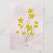 Housewarming Party Invitations  Kaart (Achterkant)