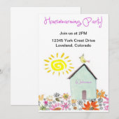 Housewarming Party! Kaart (Voorkant / Achterkant)