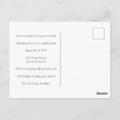 Housewarming Party Knuffelbank voor in de woonkame Briefkaart (Achterkant)