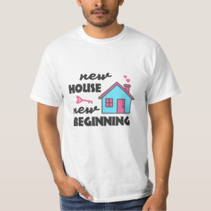 Housewarming party Nieuw Huis Nieuwe Start T-shirt