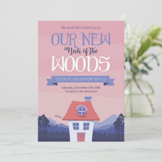 Housewarming Party nodigt uit Kaart (Staand voorkant)