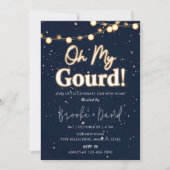 Housewarming party op mijn kalebas! Zwart & Wit Kaart (Voorkant)