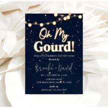 Housewarming party op mijn kalebas! Zwart & Wit