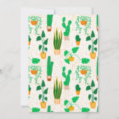 Housewarming Party Plant Potlood House Kaart (Achterkant)