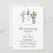 Housewarming Party Planten Potlood House Kaart (Voorkant)