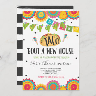 Housewarming Party Taco 'Bout a New Home Fiesta' Kaart