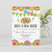 Housewarming Party Taco 'Bout a New Home Fiesta' Kaart (Staand voorkant)