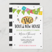 Housewarming Party Taco 'Bout a New Home Fiesta' Kaart (Voorkant / Achterkant)
