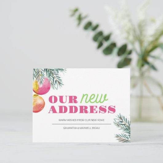 Housewarming Party Uitnodiging Briefkaarten Kerstm (Staand voorkant)