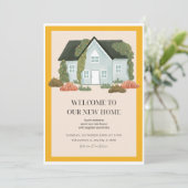 Housewarming Party uitnodiging, Housewarming uitno Kaart (Staand voorkant)