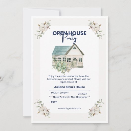 Housewarming Party uitnodiging, Housewarming uitno Kaart (Voorkant)