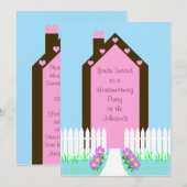 Housewarming Party Uitnodiging Huis Uitnodigen (Voorkant / Achterkant)