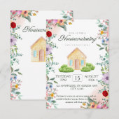 Housewarming Party Uitnodiging, Nieuwe Home Uitnod Kaart (Voorkant / Achterkant)