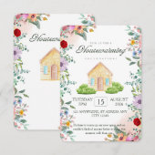 Housewarming Party Uitnodiging, Nieuwe Home Uitnod Kaart (Voorkant / Achterkant)