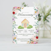 Housewarming Party Uitnodiging, Nieuwe Home Uitnod Kaart (Staand voorkant)