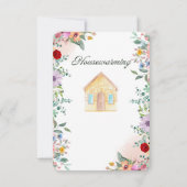 Housewarming Party Uitnodiging, Nieuwe Home Uitnod Kaart (Achterkant)