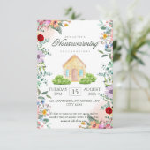 Housewarming Party Uitnodiging, Nieuwe Home Uitnod Kaart (Staand voorkant)