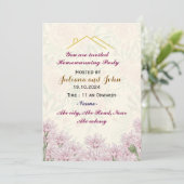 Housewarming Party uitnodigingen (Staand voorkant)