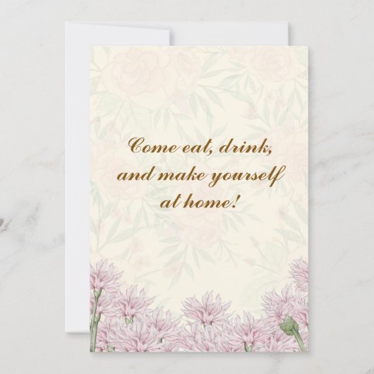 Housewarming Party uitnodigingen (Achterkant)