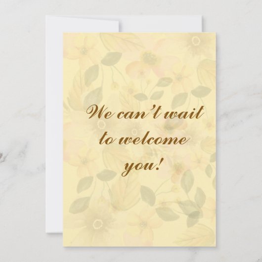 Housewarming Party uitnodigingen (Achterkant)