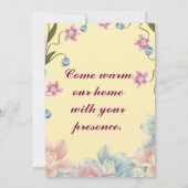 Housewarming Party Uitnodigingen (Achterkant)