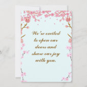 Housewarming Party uitnodigingen (Achterkant)