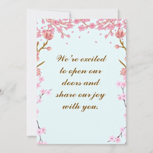 Housewarming Party uitnodigingen (Achterkant)