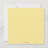 Housewarming Party Uitnodigingen Elegant Citroen T (Achterkant)