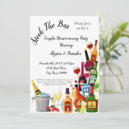 Housewarming Party voor Bar-paren Kaart