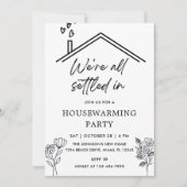 Housewarming Party We zijn allemaal gevestigd in Kaart (Voorkant)