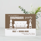 Housewarming Party - White Living Room Kaart (Staand voorkant)