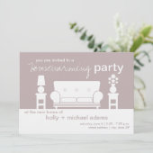 Housewarming Party - White Living Room Kaart (Staand voorkant)