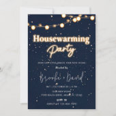 Housewarming Party  Zwart-wit Kaart (Voorkant)