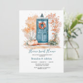 Housewarming Pompoen Home Sweet Home Kaart (Staand voorkant)