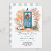 Housewarming Pompoen Home Sweet Home Kaart (Voorkant / Achterkant)