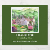 Housewarming Rydal Mount William Wordsworth House Sparkling Wijnetiket (Enkel label)