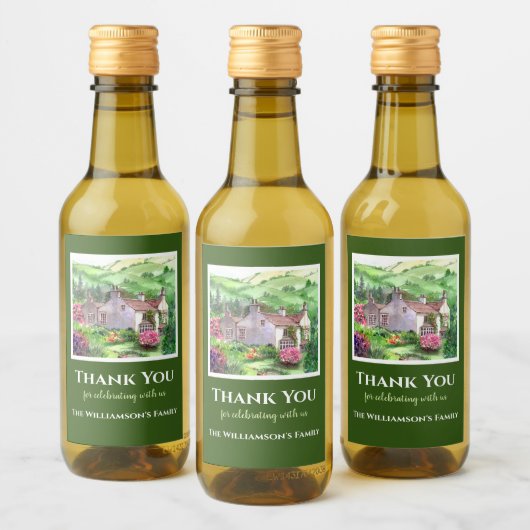 Housewarming Rydal Mount William Wordsworth House Wijn Etiket (Flessen)