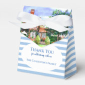 Housewarming The Manor House York Engeland Stripes Bedankdoosjes (Voorkant Zijde)