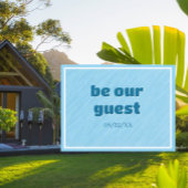 Housewarming uitnodigen! Gepersonaliseerd Briefkaa Feestdagenkaart