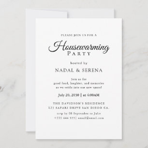 housewarming-uitnodiging kaart